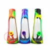 Latest Colorful Silicone Bong Pipes Kit Bubbler Hookah Waterpipe Oil Rigs Filter Handle Bowl Portable Easy Clean Dry Herb Tobacco Cigarette Holder Smoking