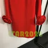 Luxury Femmes Blouse Shirts Robe avec fleur Rouge Rouge T-shirt Robe T-Shir