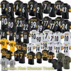 Anpassad Jersey 3 Russell Wilson Justin Justin Fields Football Jersey T.J. Watt Pat Freiermut George Pickens Minkah Fitzpatrick Chris Boswell Chris Boswell Peterson