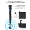 Mikrofoner Trådlös XLR -sändare och mottagare för dynamisk mikrofon, ljudblandare, PA -systemuppladdningsbar micphon trådlös sändare