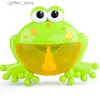 Baby Bath Toys Baby Bath Toys Frogs Automatic Bubble Maker Blower Kids Bubble Machine Music Bubble Maker Bathtub Soap Machine Toys For Children L48