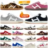 adidas samba og originals campus 00s gucci gazelle scarpe casual uomo donna scarpe da ginnastica firmate Wales Bonner Sporty Rich Vegan scarpe da ginnastica in velluto rosa