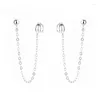 Orecchini per borchie 925 Nappa in argento sterling per donne Gril Kids Bijoux Fashion Jewelry Pendientes Mujer Moda EH1342