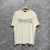 Top Cotton Mens Tees Summer Disual Shirt Sleeve Shirt Letter Letter Printed T Shirts Clothing