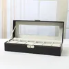 Watch Boxes Exquisite Hand Decorations Mechanical And Electronic High-end 6-digit Box Display Leather Storage Jewelry