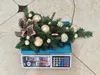 Fiori decorativi ghirlanda con luci 2024 Decorazioni natalizie in Pvc Simulazione dell'albero Simulazione Fiore Fiore Finestre Finte