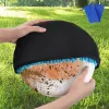 Discs Waterproof Disc Golf Bag Disc Cleaning Tools Flying Disc Cleaning Tool Golf Cleaning Towel Cover with Metal Clip