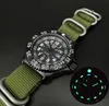 Addies Men Militaire horloges Leisure Outdoor Sports Luminous Watch Multifunctionele NAVO Nylon Waterdichte Men039S Quartz Watch H2275287