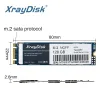 Ratos xraydisk M.2 SATA3 SSD 120GB 128GB 240GB 256GB 480GB HDD NGFF 2280MM DURO DURO PARA Laptop para desktop