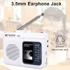 Radio Retekess TR606 Cassette Playback Radio FM/AM Portable Radio Voice Recorder Support Builtin/External Microphone Recording