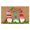 Carpets Christmas Floor Mat Kitchen Carpet Merry Doormat Party Santa Claus Snowman Gnome Anti-Slip