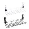 Racks 2023 New Under Table Storage Rack Cable Management Tray Desk Socket Holder Wire Organizer