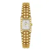 BS NY 2024 LIGHT lyxig fyrkant Small Gold and Silver Fashion Minimalist Table High Grade Women's Watch FA1815