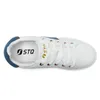 أحذية المشي STQ Lace-Up Lace-Up Tennis Anti-Slip Moving Sneakers