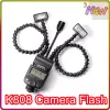 Adaptors K808 Camera Flash Ro Light Flexible Ro Led Speedlight with Dual Flash Light Universal Flash for Dslr Canon Sony Nikon