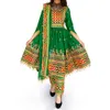 Robes afghanes de bonne qualité pour Eid Nouvelle couleur solide de haute qualité broderie de cou rond à manches longues