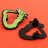 Brooches Metal Mexican Enamel Pin Baking Paint Dragon Shape Jewelry Accessories Electroplating Era Hat Pins