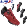 Scarpe ciclistiche unisex mtb road bici da ginnastica scarpa tacchetta non slip mountain mountain mountain bycle SPD sapatilha tenis de ciclismo