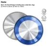 Boîtes Xcan Metal Cutting Saw Blade 180355mm Circular Saw Blade pour couper en aluminium Iron en acier nano-bleu enduit de carbure de carbure de carbure