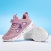 Scarpe da ginnastica scarpe da ragazza per bambini rosa sneaker mesh per bambini traspiranti scarpe sportive leggere simpatiche da tennis da tennis per ragazze