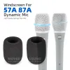 Accessoires voor Shure Beta 57a 87a beta57a beta87a voorruitenmicrofoon anti -popfilterscherm voorruit spons sponswinddicht