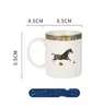 Mug créative pour hommes et femmes en céramique tasse d'étudiant ménage couple lait millier tasse tasse de grande capacité