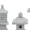 Gartendekorationen 3x Miniaturstatuen Dekoration Mehrzweck -Figuren Skulptur für Landschaft