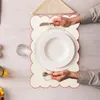 Table Mats Meal Mat Tray Christmas Decorative Articles Desktop Decoration Printed Rustic Dining Room Set