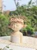 20 cm 78 cali bajki do sukulenty rośliny powietrzne żywica urocza dziewczyna kwiat doniczka dekoracyjna figurki ogrodowe domowe stołowe wystrój 240325
