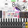 Kits Manicure Set Acrylic Nail Gel Kit Professional Nail Set & Nail Stove Soak Off Manicure Tools Set Electric Nail Drill Nail Tools