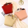 Enveloppe cadeau 20pcs Sac en cuir rose en gros