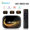ボックスHK1 RBOX X4S TV BOX ANDROID 11 AMLOGIC S905X4デュアルWIFI AV1サポート4K Google Voice Assistant Media Player 4GB 32GB 64GB