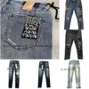 Purple Brand Fashion Trend Kusbi Designer Ksubi Mens Skinny Jeans 2024 Denim Pant Estruerad Ripped Biker Black Jean Slim Fit Jeanss 5458