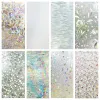 Filmer 90x200cm 3D Rainbow Effect Window Film Stained Glass Vinyl Self Lime Film Static Cling Window Stickers Heat Control Anti UV