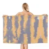 Handdoek met die dyed strand handdoeken zwembad groot zand gratis microvezel snel droog lichtgewicht bad zwemmen