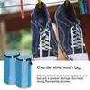 Laundry Bags Shoe Bag 2pcs Wash For Sneaker In Washing Machine Breathable Chenille Cleaning Bras Socks Shoes