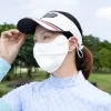 Kappen Golf Frauen Sonnenmaske Ladies Sonnenschutzmittel atmungsaktive Outdoor -Maske Drei Farben Kühlung Eis Seide Schnell trocken