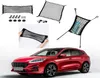 Para Ford Escape Kuga veículo veículo preto Trunk Baggage Organizer armazenamento de nylon Plano Seat Vertical Net7941616