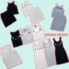 dresses women's short dresses casual sexy summer fashion fit cotton sleeveless solid color stretch tight mini dresses