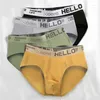 Majtki 4PC/Lot Men's Briefs Męskie bieliznę seksowne spodenki