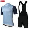 Ensembles de course d'été 2024 Salexo Jersey cycliste ensemble Vêtements à vélo pour hommes respirants à manches courtes à manches courtes à manches courte à manches courte de vélo 19d