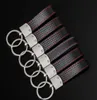 Sline Keychain Emblem Badge Sticker Black Red Line Cuir pour 3 A4 A5 A6 A8 TT RS Q5 Q7 S Keyring Keyfob9001870