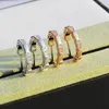 Stud Earrings Fashion Women Style 925 Sterling Silver Inlay Cubic Zircon Plated Gold Color Snake Serpent Snakelike Shape Jewelry