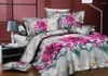 Bedding Sets Bed Linens Rose Jacquard Deluxe 3d Comforter Sheet Quilt Cover Pillow Winter Home Textiles Clothes