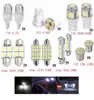 14pcslot LED 1157 T10 31 36mm bil Auto Interiör MAP DOME LICESPLATE EXPACTION LIGHT KIT VIT LAMPLALB90793769842555