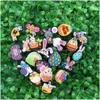 Shoe Parts & Accessories Wholesale 100Pcs Pvc Rabbit Easter Egg Car Butterfly Carrot Charms Buckle Decorations For Bracelet Button Clo Dhhpu