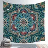 태피스트리 Panno Decorativo Appeso A Parete Poliestere All'ingrosso Pavone Mandala arazzo personalizato indiano stampato