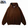 High Quality No Strings Fashion Wear Men Zipper Hoodies Long Sleeves Cotton Custom in Different Design