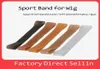 Non slip peruk gripare silikon grepp huvudband unisex rop formad sport elastisk hår wrap pannband klart sport hårband hud svart c6213495