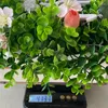 Decorative Flowers Artificial Wreath For Spring Eucalyptus Reusable Door Flower Garland Home Decor Products Entrance Window Farm